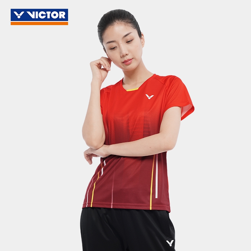 Victor威克多正品羽毛球服 勝利T-01008 T恤 女款